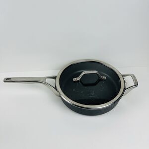 Calphalon Premier Space Saving Hard Anodized 3qt Fry Pan w/ Lid 5003